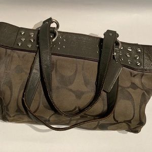 Gray Coach Purse